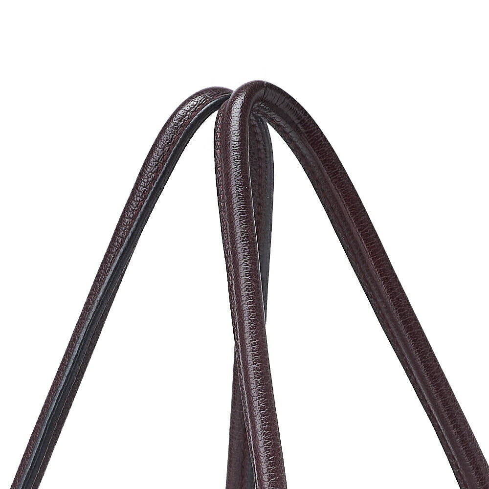 HERMES Garden Party TPM Tote Bag Negonda Prune Silver-Tone Hardware Pre-Owned - Vintage La Charme