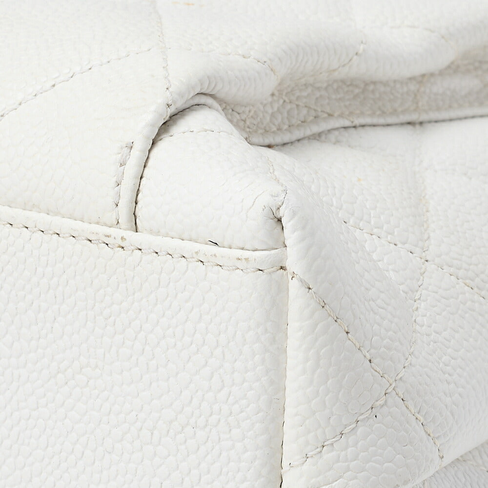 CHANEL Shoulder Tote Bag Matelasse Caviar Skin Silver-Tone Hardware Pre-Owned - Vintage La Charme