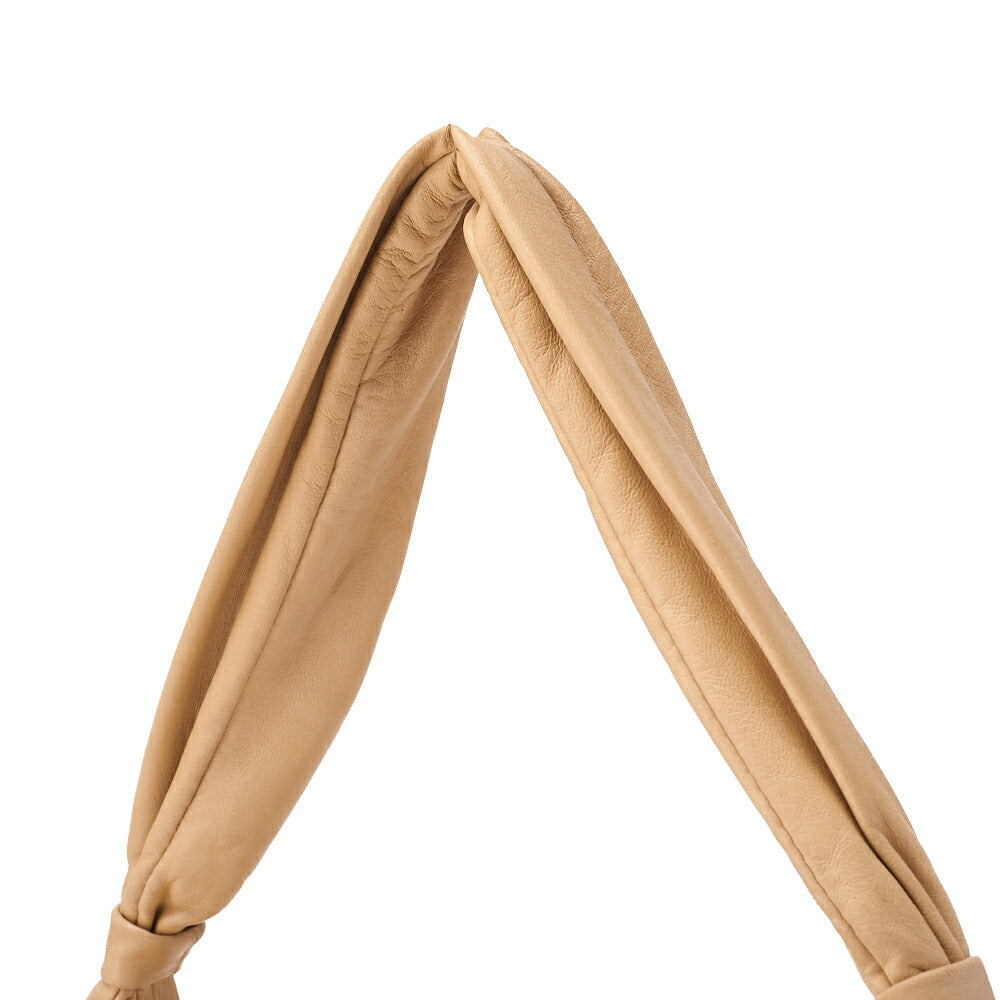 CHANEL Shoulder Bag, Chain Shoulder, Gamaguchi, Canvas, Beige, Silver-Tone Hardware, Pre-Owned - Vintage La Charme