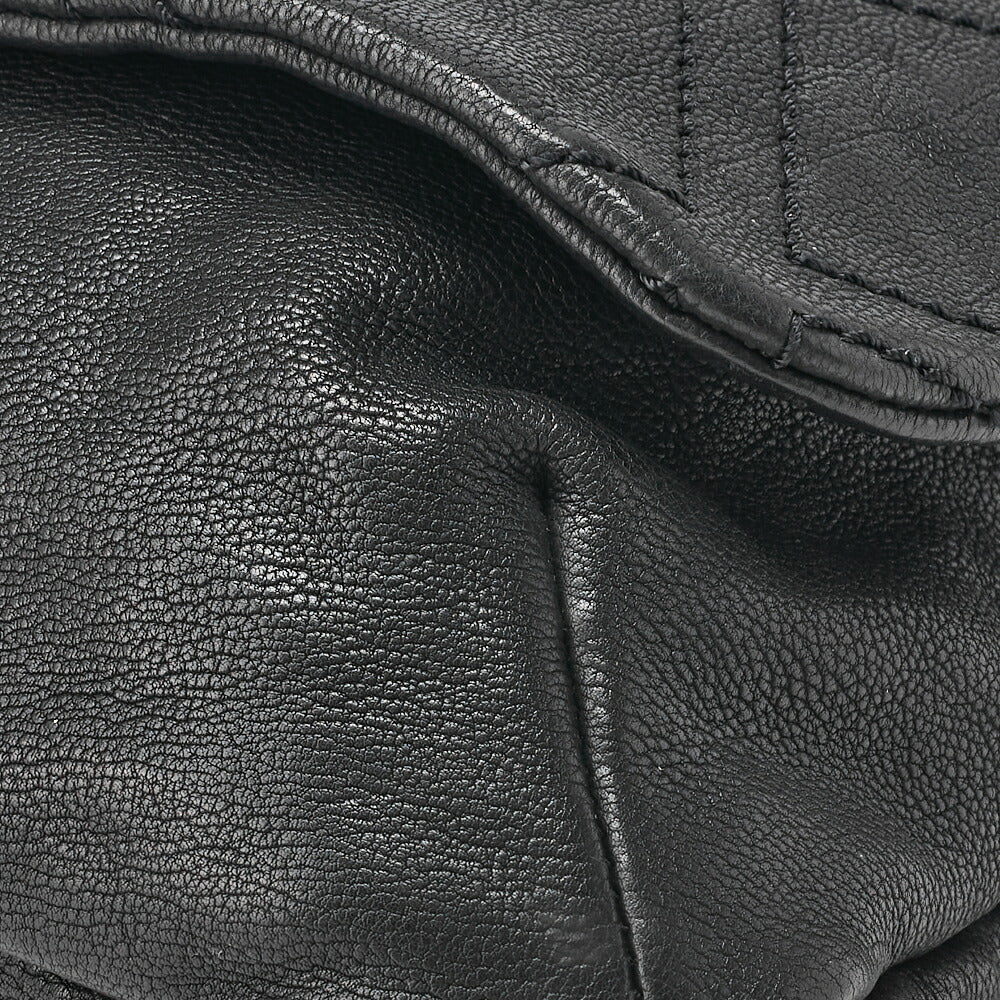 CHANEL Shoulder Bag, Chain Shoulder, Matelasse, Caviar Skin, Black, Silver-Tone Hardware, Pre-Owned - Vintage La Charme