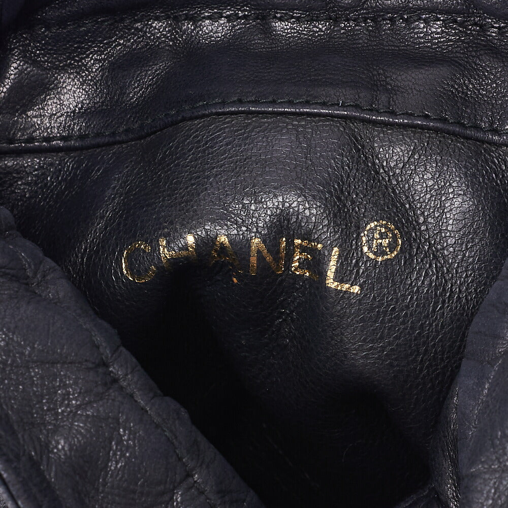 CHANEL Chain Shoulder Bag Mini Matelasse Lambskin Black Gold-Tone Hardware Pre-Owned - Vintage La Charme