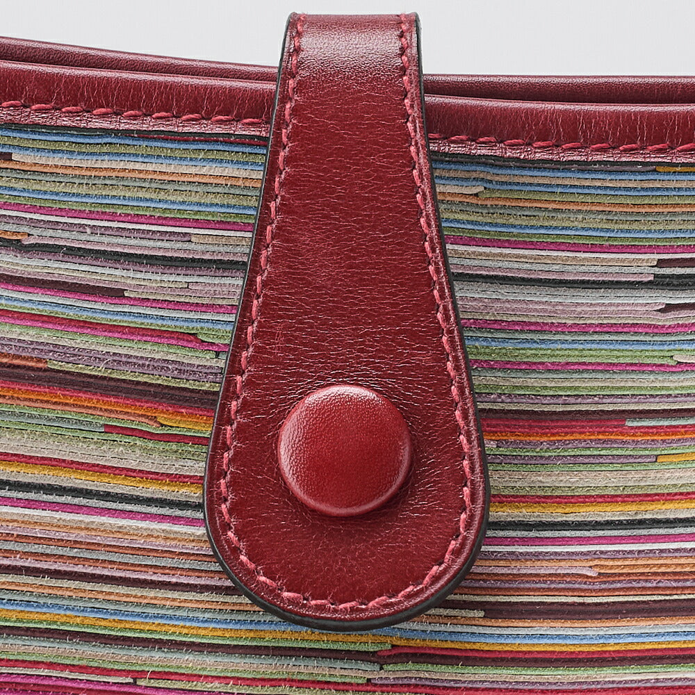 HERMES Evelyn PM Shoulder Bag Vibrato Multicolor, Canvas, Multicolor, Silver-Tone Hardware, Pre-Owned - Vintage La Charme