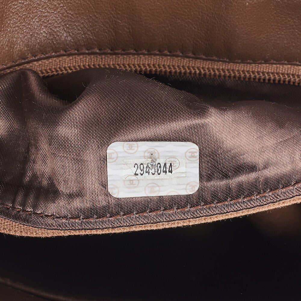 CHANEL Shoulder Bag, Chain Shoulder, Matelasse, Caviar Skin, Brown, Gold-Tone Hardware, Pre-Owned - Vintage La Charme