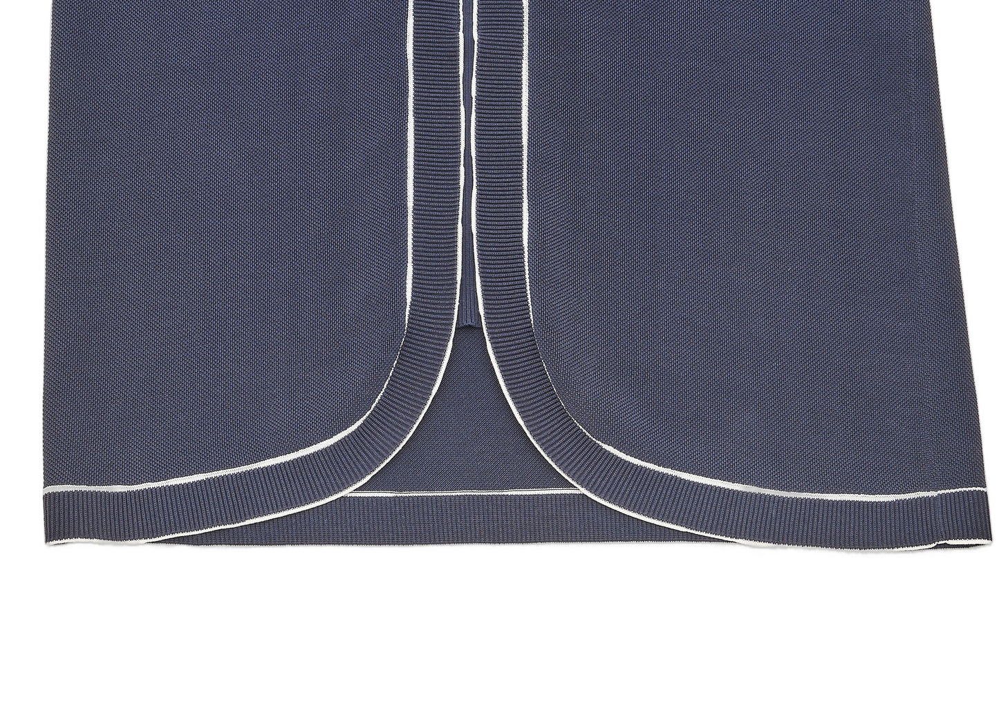 CHANEL One Piece Dress, Bicolor, Cotton, Navy, Gold-Tone Hardware, Pre-Owned - Vintage La Charme
