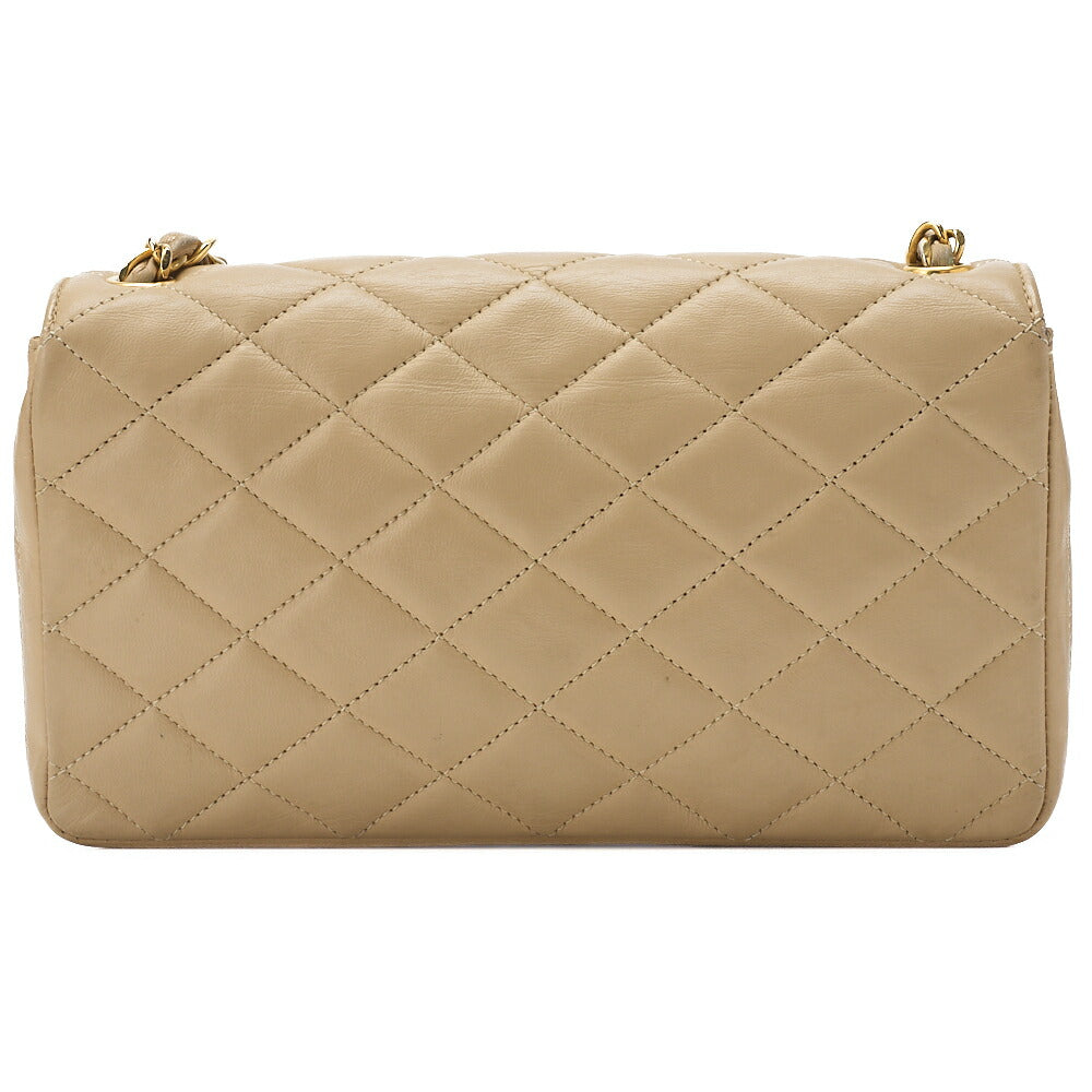CHANEL Shoulder Bag, Matelasse, Coco Push Lock, Lambskin, Beige, Gold-Tone Hardware, Pre-Owned - Vintage La Charme