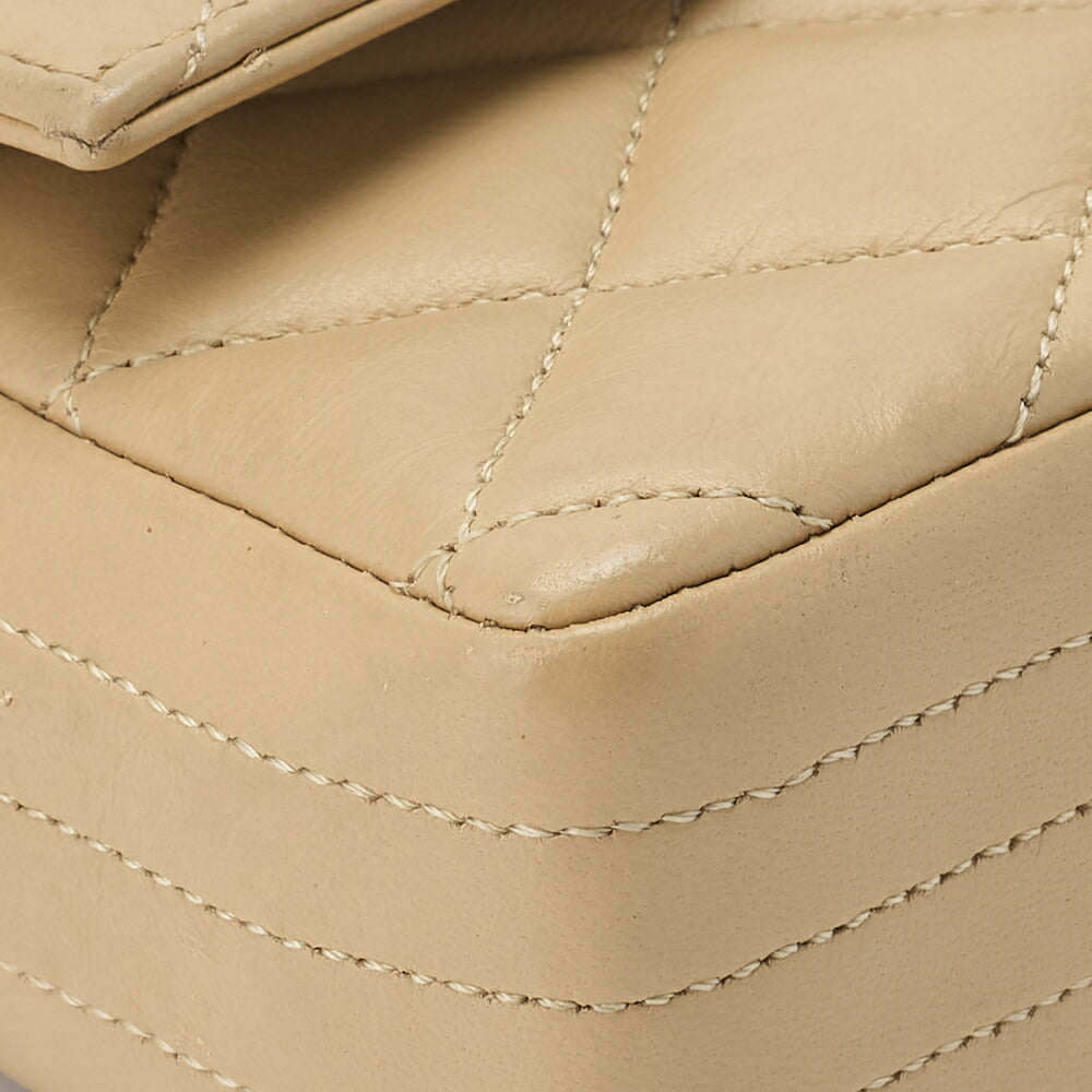 CHANEL Shoulder Bag, Matelasse, Coco Push Lock, Lambskin, Beige, Gold-Tone Hardware, Pre-Owned - Vintage La Charme