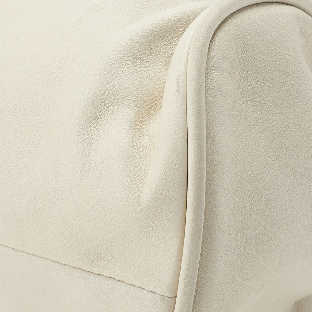 CHANEL Camellia Gamaguchi Handbag Shoulder Bag Lambskin White Silver-Tone Hardware Pre-Owned - Vintage La Charme