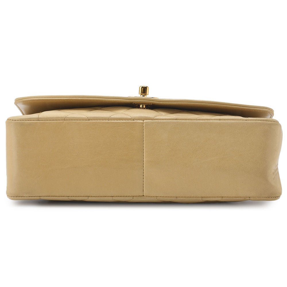 CHANEL Diana Flap Chain Shoulder Bag, Lambskin, Beige, Gold-Tone Hardware, Pre-Owned - Vintage La Charme