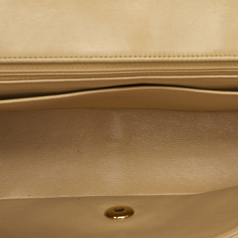 CHANEL Diana Flap Chain Shoulder Bag, Lambskin, Beige, Gold-Tone Hardware, Pre-Owned - Vintage La Charme