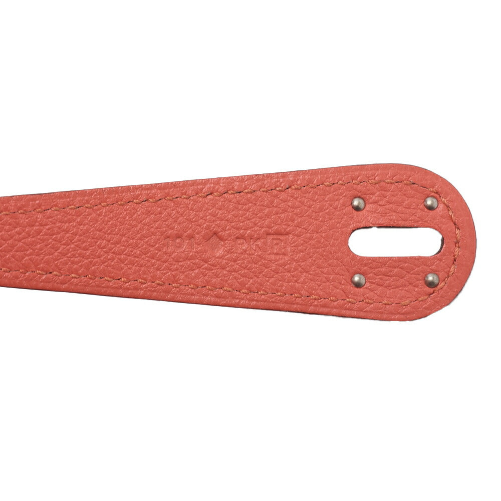 HERMES Lindy 30 2WAY Shoulder Bag Tryon Clemence Crevette Silver-Tone Hardware Pre-Owned - Vintage La Charme