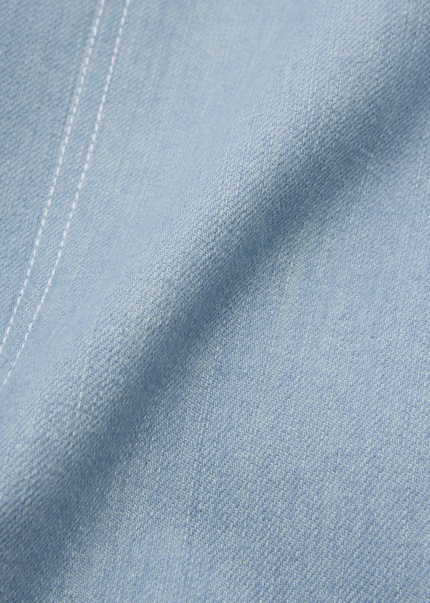 Chanel Jacket, Long Sleeve, Tweed Denim, Cotton, Blue, Gold-Tone Hardware, Pre-Owned - Vintage La Charme
