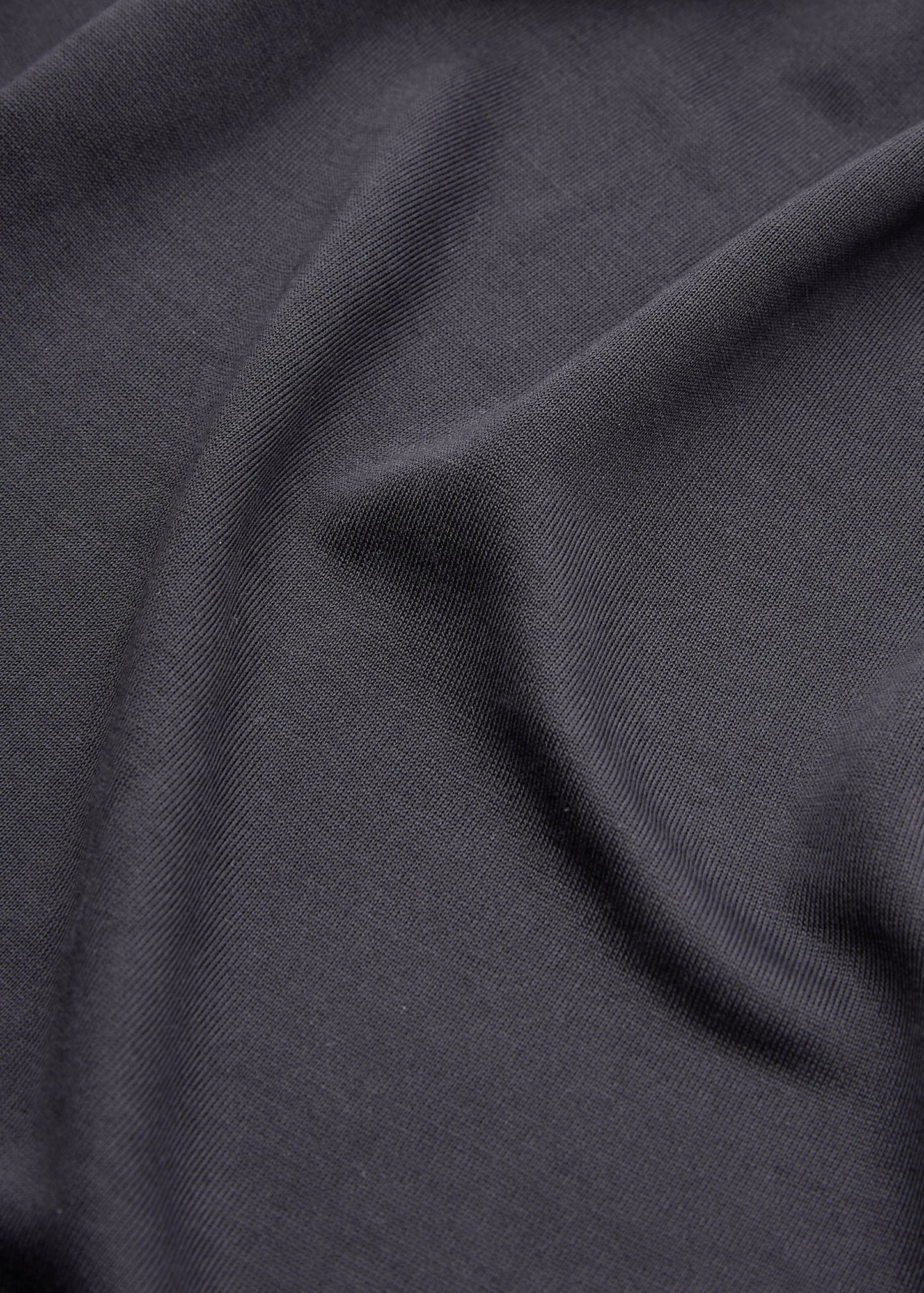 Chanel Long Sleeve T-Shirt, High Neck, Cut-and-Sew, Silk Blend, Black, Silver-Tone Hardware, Pre-Owned - Vintage La Charme