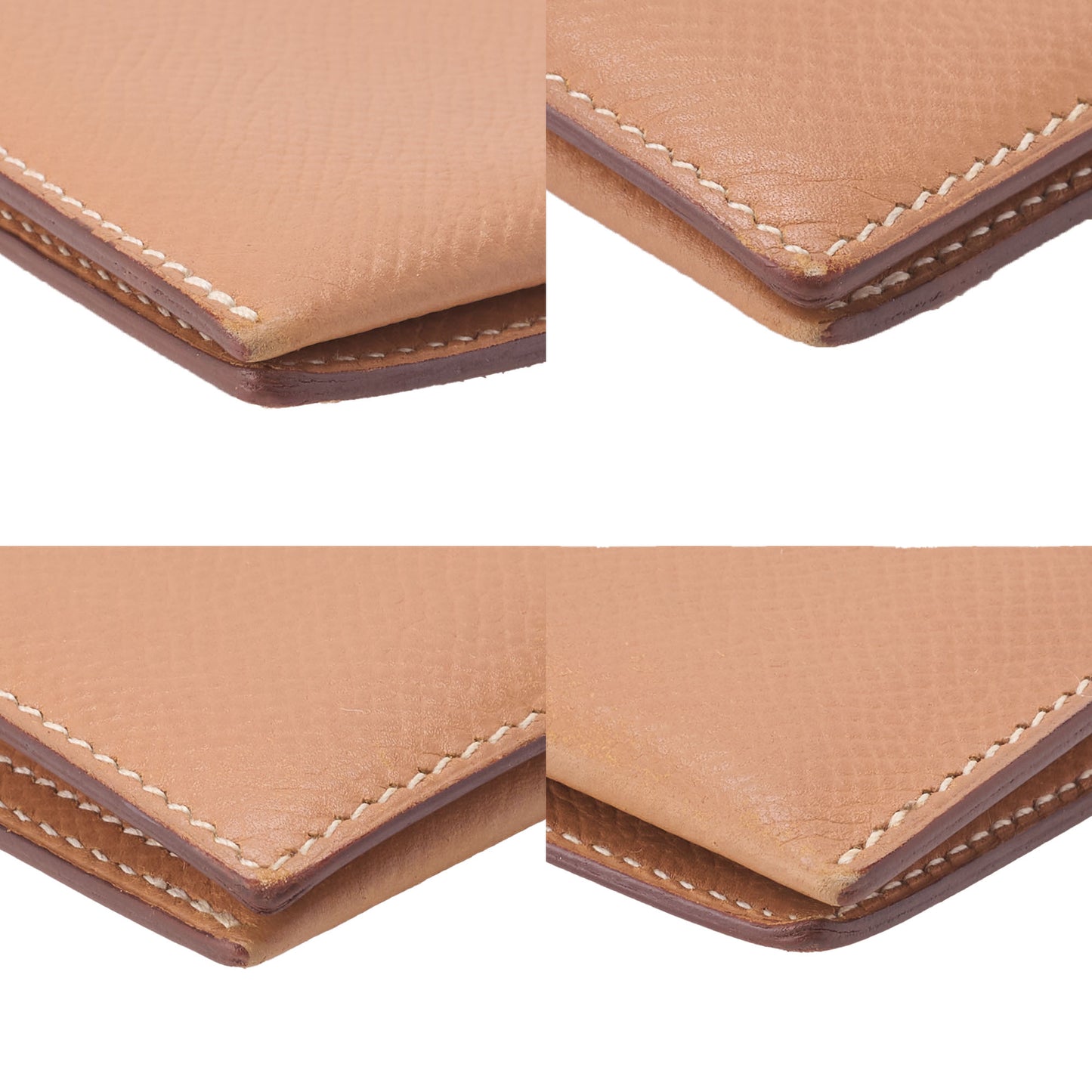 HERMES Bairn Classic Bi-Fold Long Wallet Epson Gold, Gold, Gold-Tone Hardware, Pre-Owned - Vintage La Charme