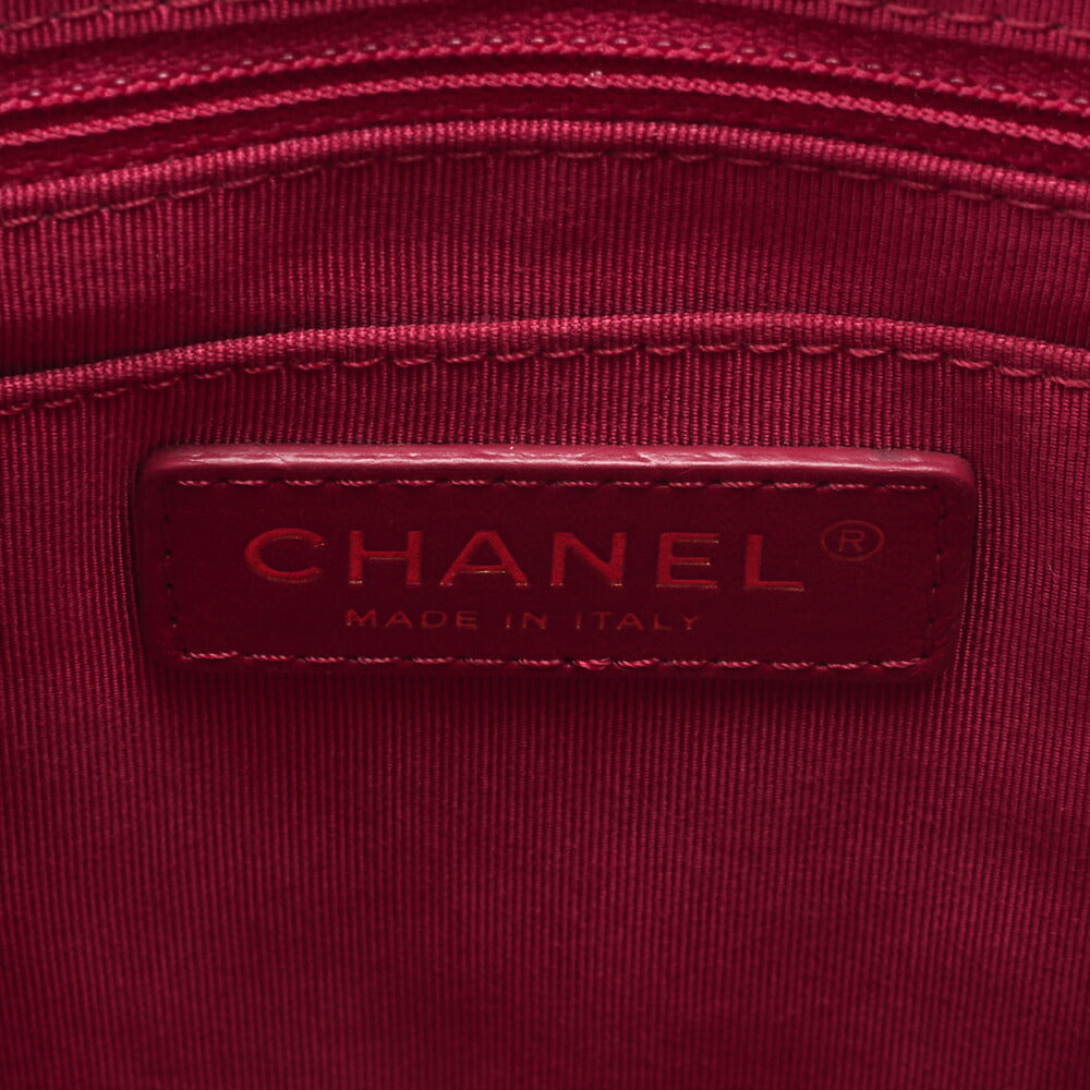 CHANEL Shoulder Backpack Bag V Stitch Turn Lock Lambskin Pink Gold-Tone Hardware Pre-Owned - Vintage La Charme