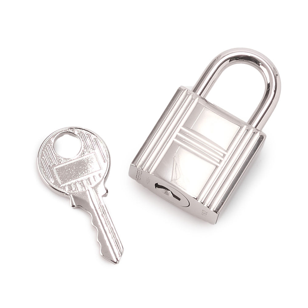 HERMES Picotin Lock MM Handbag Tryon Leather Blue de Nord Silver-Tone Hardware Pre-Owned - Vintage La Charme