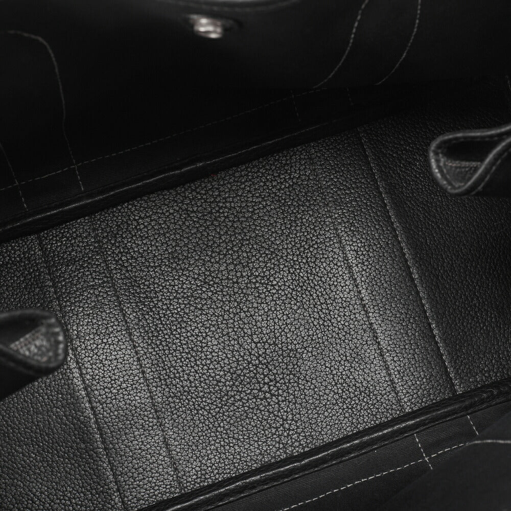 HERMES Garden Party PM Tote Bag, Toile Offiche, Black, Silver-Tone Hardware, Pre-Owned - Vintage La Charme