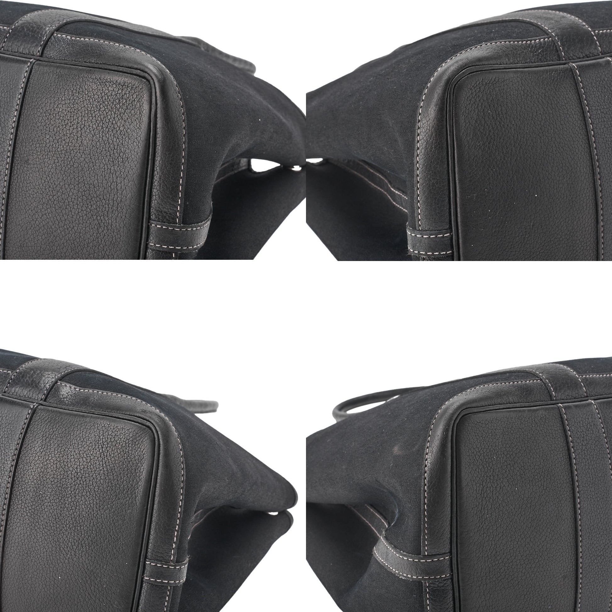 HERMES Garden Party PM Tote Bag, Toile Offiche, Black, Silver-Tone Hardware, Pre-Owned - Vintage La Charme