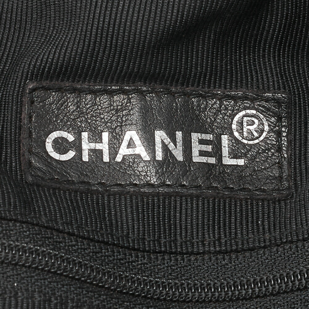 CHANEL Handbag, Matelasse, Chain, Lambskin, Black, Silver-Tone Hardware, Pre-Owned - Vintage La Charme