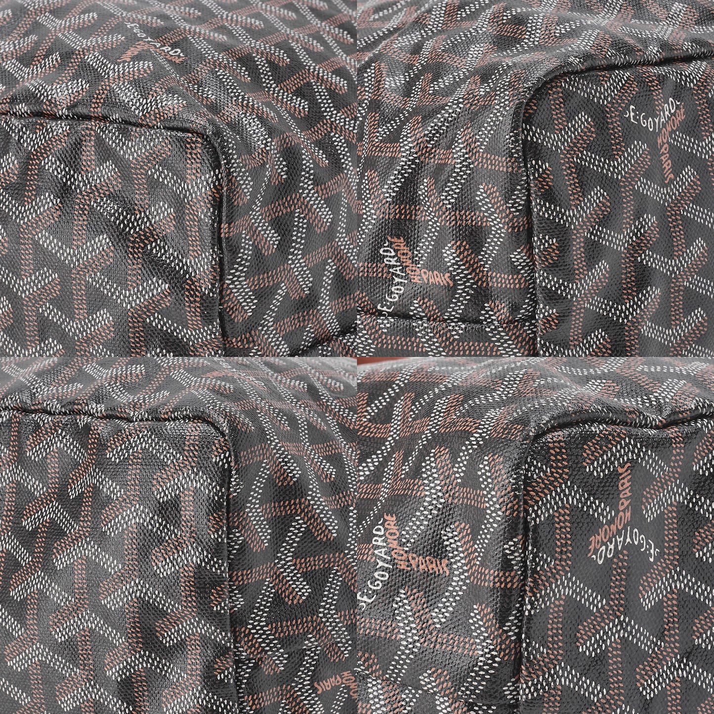GOYARD Saint Louis PM Tote Bag, Coated Canvas, Black, Silver-Tone Hardware, Pre-Owned - Vintage La Charme