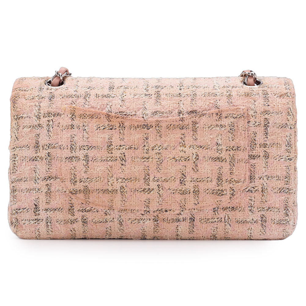 CHANEL Shoulder Bag, Matelasse Turn Lock, Jersey, Pink, Silver-Tone Hardware, Pre-Owned - Vintage La Charme