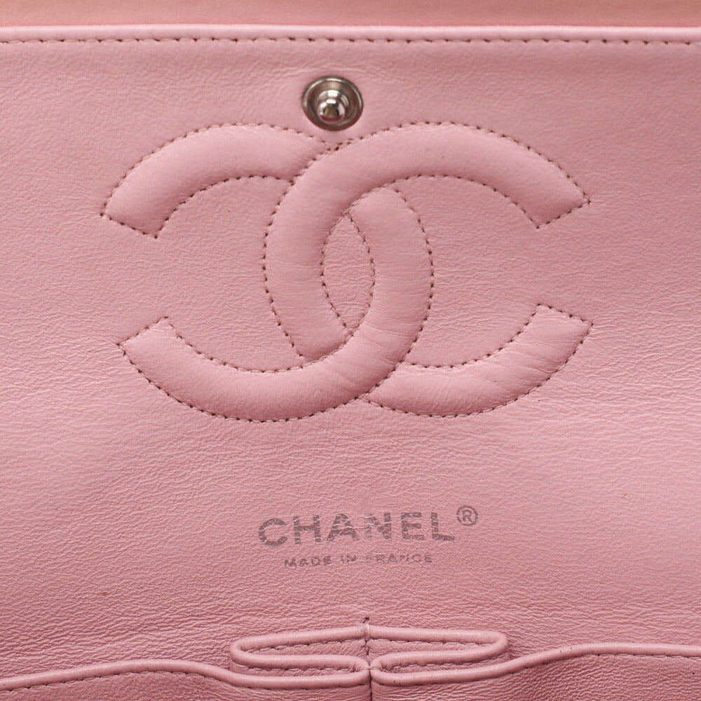 CHANEL Shoulder Bag, Matelasse Turn Lock, Jersey, Pink, Silver-Tone Hardware, Pre-Owned - Vintage La Charme
