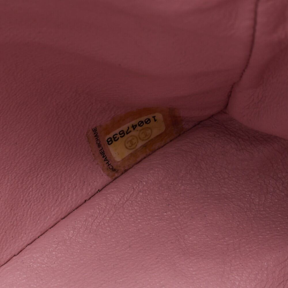 CHANEL Shoulder Bag, Matelasse Turn Lock, Jersey, Pink, Silver-Tone Hardware, Pre-Owned - Vintage La Charme