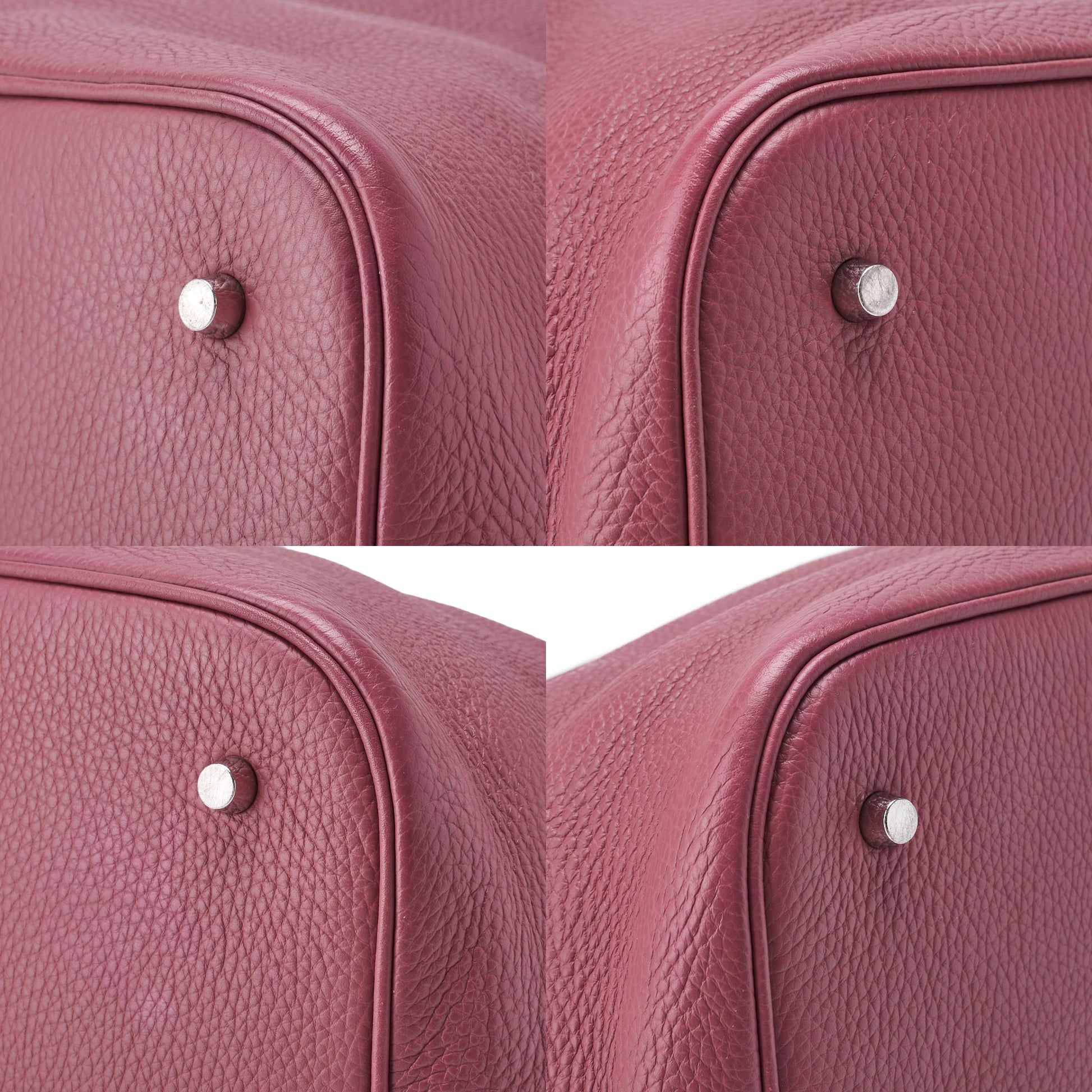 HERMES Tote Bag Picotan Rock TGM Tryon Clemence Corosewood Silver-Tone Hardware Pre-Owned - Vintage La Charme