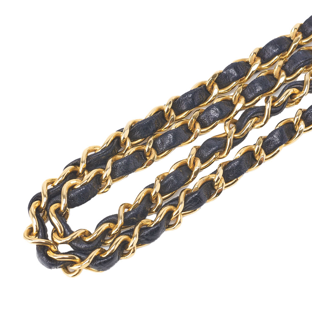 CHANEL Chain Shoulder Bag Mini Matelasse Lambskin Black Gold-Tone Hardware Pre-Owned - Vintage La Charme