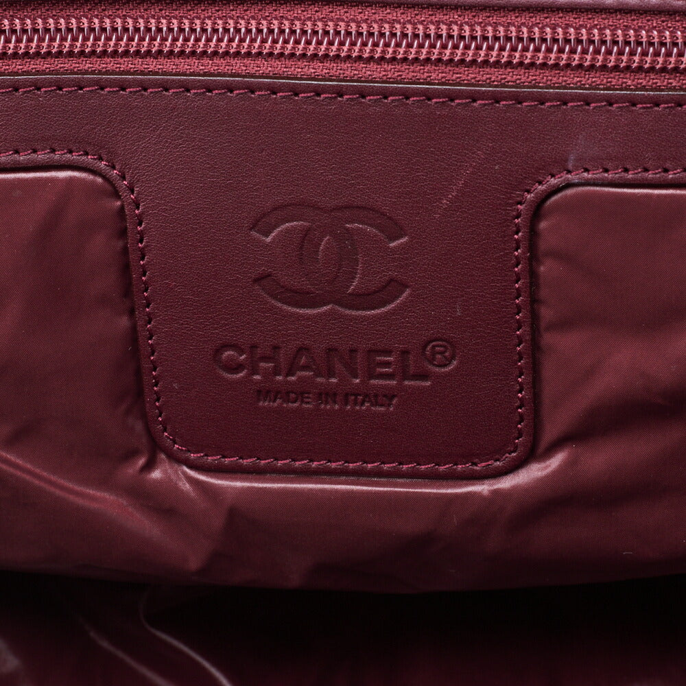 CHANEL Shoulder Tote Bag Coco Cocoon Nylon Khaki Silver-Tone Hardware Pre-Owned - Vintage La Charme