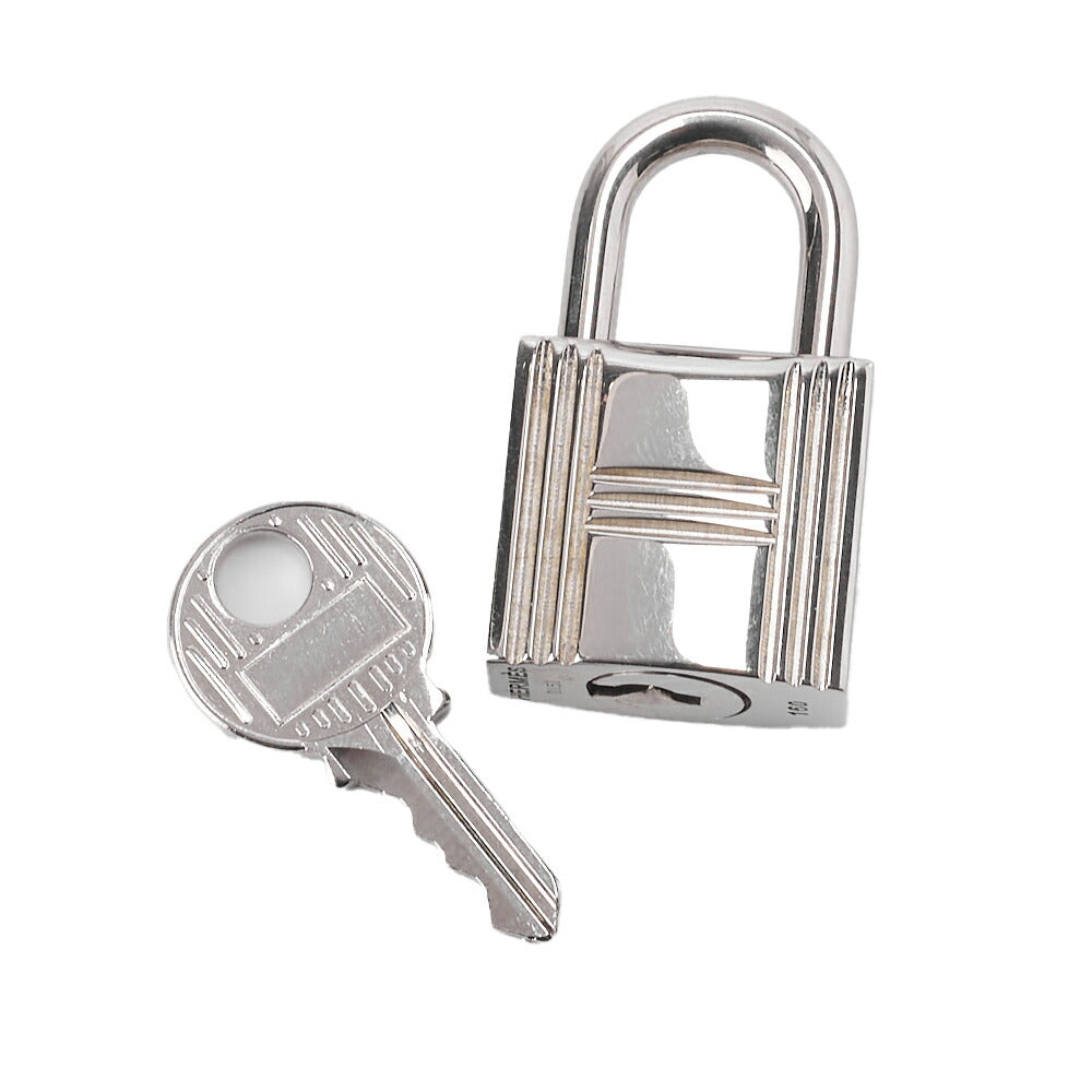 HERMES Picotin Rock MM Handbag Tryon Clemence Ruby Silver-Tone Hardware Pre-Owned - Vintage La Charme