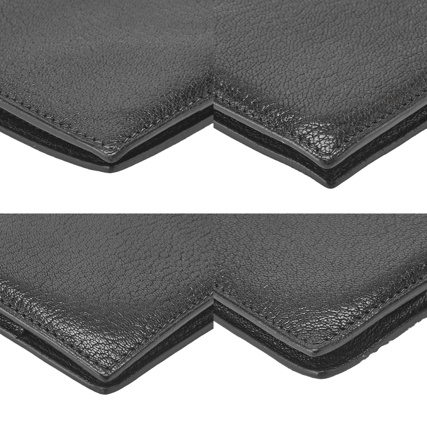 HERMES Bairn Classic Bi-fold Long Wallet, Chèvre, Black, Silver-Tone Hardware, Pre-Owned - Vintage La Charme