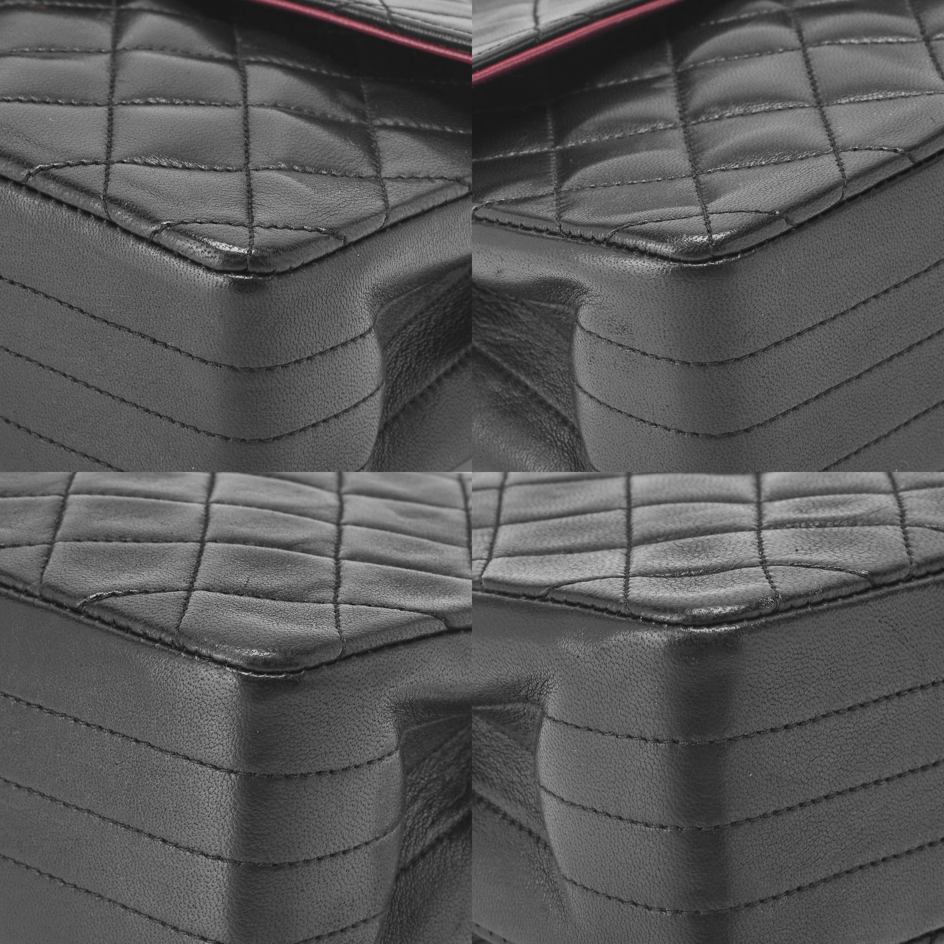 CHANEL Chain Shoulder Bag Mini Matelasse Lambskin Black Gold-Tone Hardware Pre-Owned - Vintage La Charme