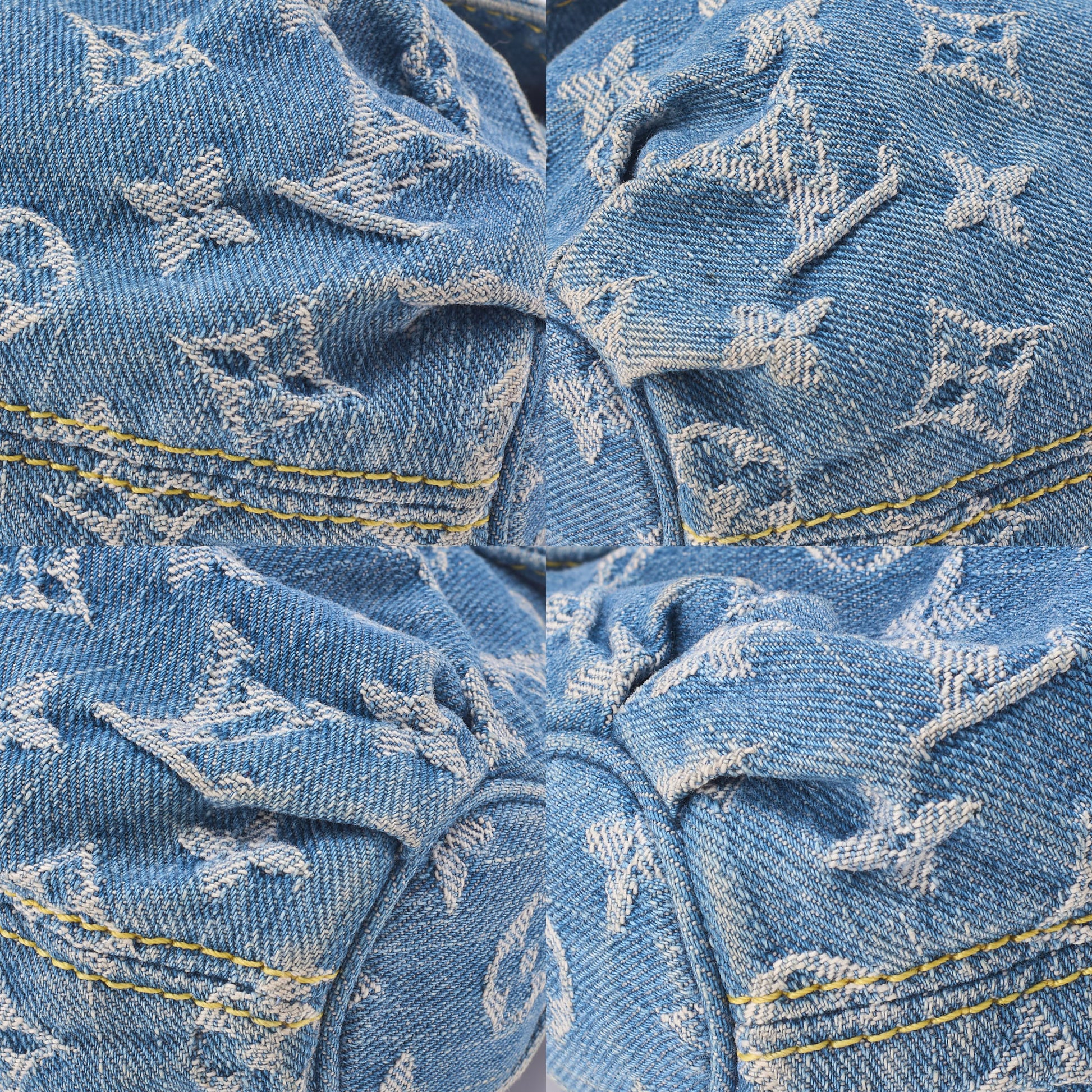 Louis Vuitton Shoulder Bag, Monogram Denim, Mini Preeti, Fuchsia, Gold-Tone Hardware, Pre-Owned - Vintage La Charme