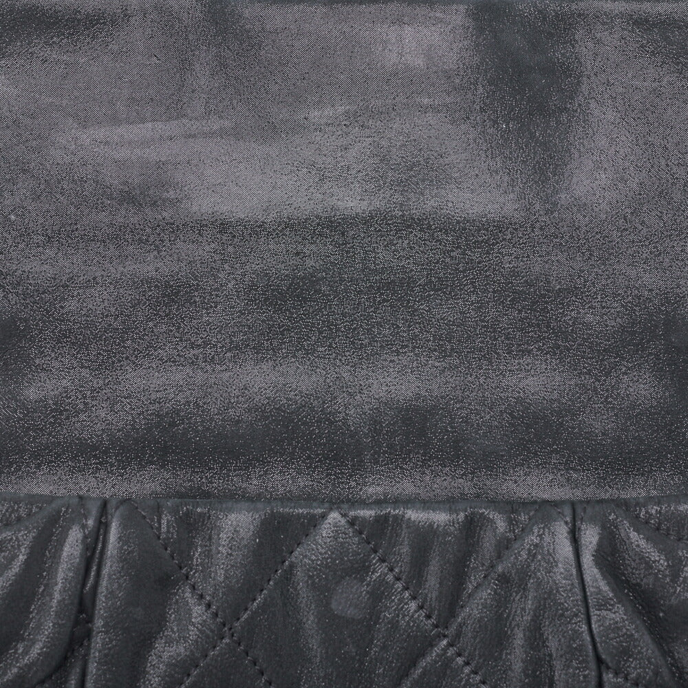 CHANEL Shoulder Tote Bag Matelasse Sparkle Leather Black Silver-Tone Hardware Pre-Owned - Vintage La Charme