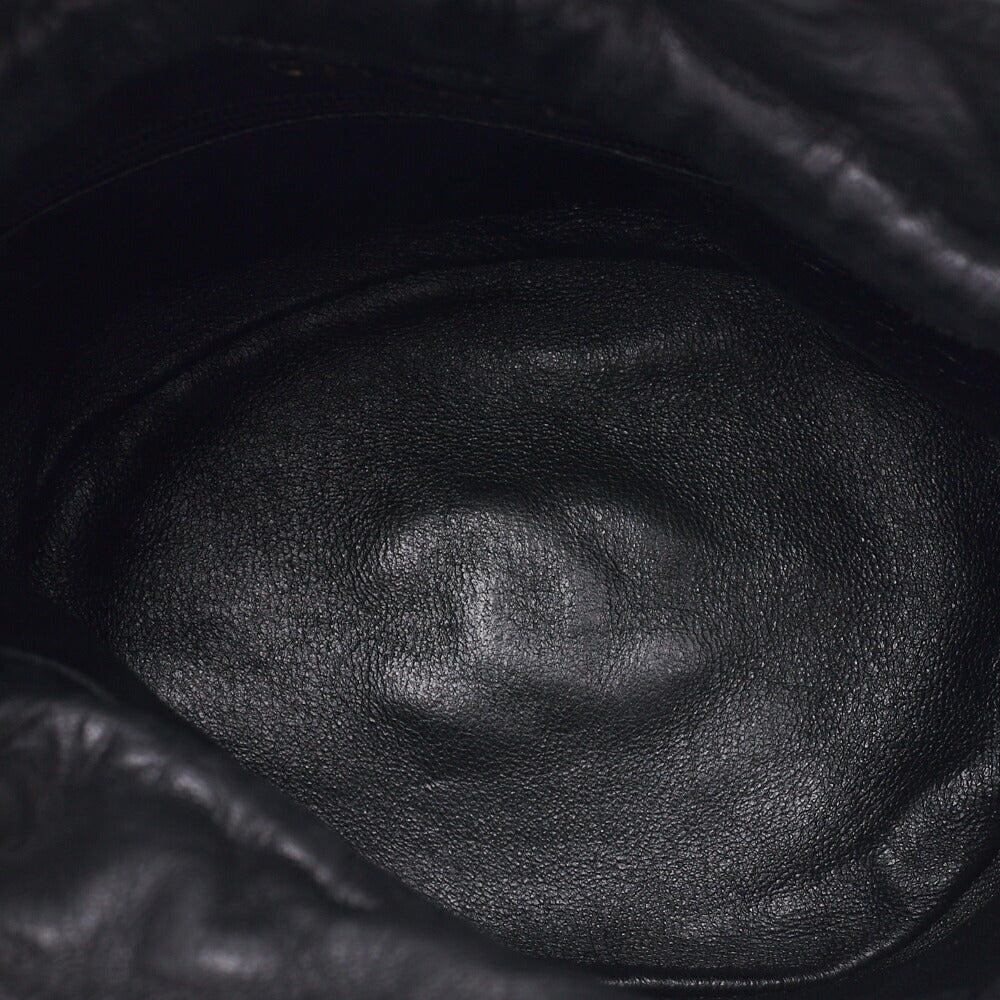 CHANEL Chain Shoulder Bag Mini Matelasse Lambskin Black Gold-Tone Hardware Pre-Owned - Vintage La Charme