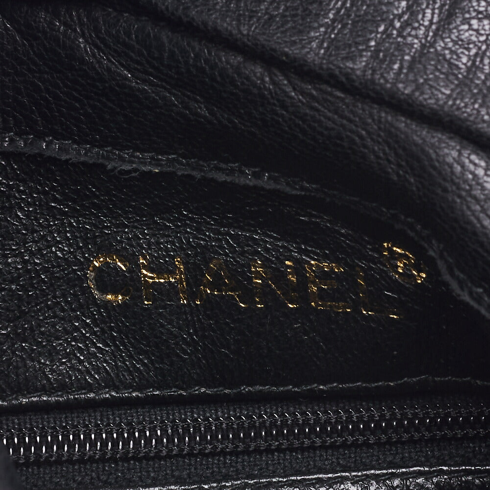 CHANEL Chain Shoulder Bag Mini Matelasse Lambskin Black Gold-Tone Hardware Pre-Owned - Vintage La Charme