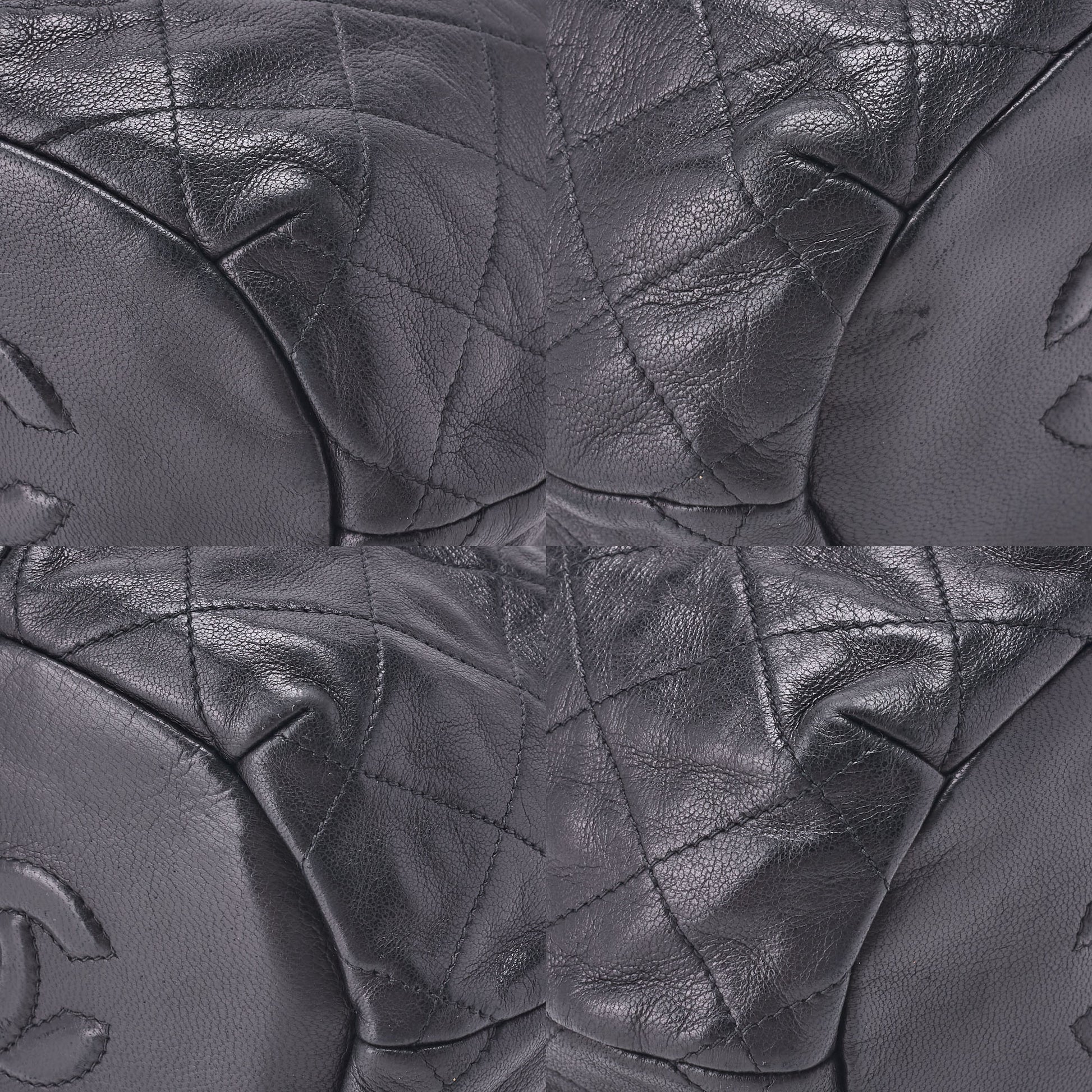 CHANEL Chain Shoulder Bag Mini Matelasse Lambskin Black Gold-Tone Hardware Pre-Owned - Vintage La Charme