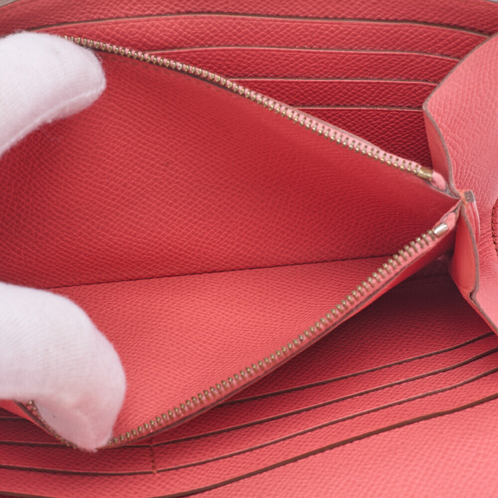 HERMES Kelly Wallet 2 Fold Long Wallet Epson Crevette Gold-Tone Hardware Pre-Owned - Vintage La Charme