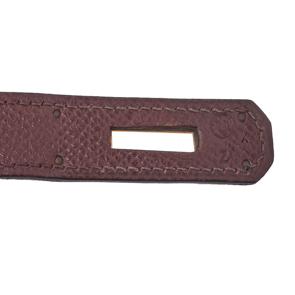 HERMES Shoulder Bag Kelly Sports GM Kushbel Brown Gold-Tone Hardware Pre-Owned - Vintage La Charme