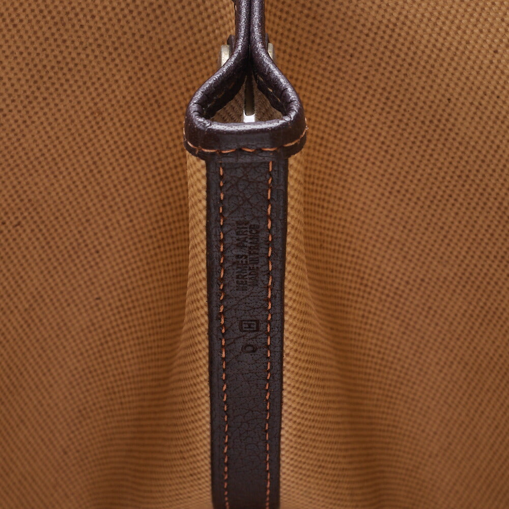 HERMES Garden Party PM Tote Bag, Toile, Ash Brown, Silver-Tone Hardware, Pre-Owned - Vintage La Charme