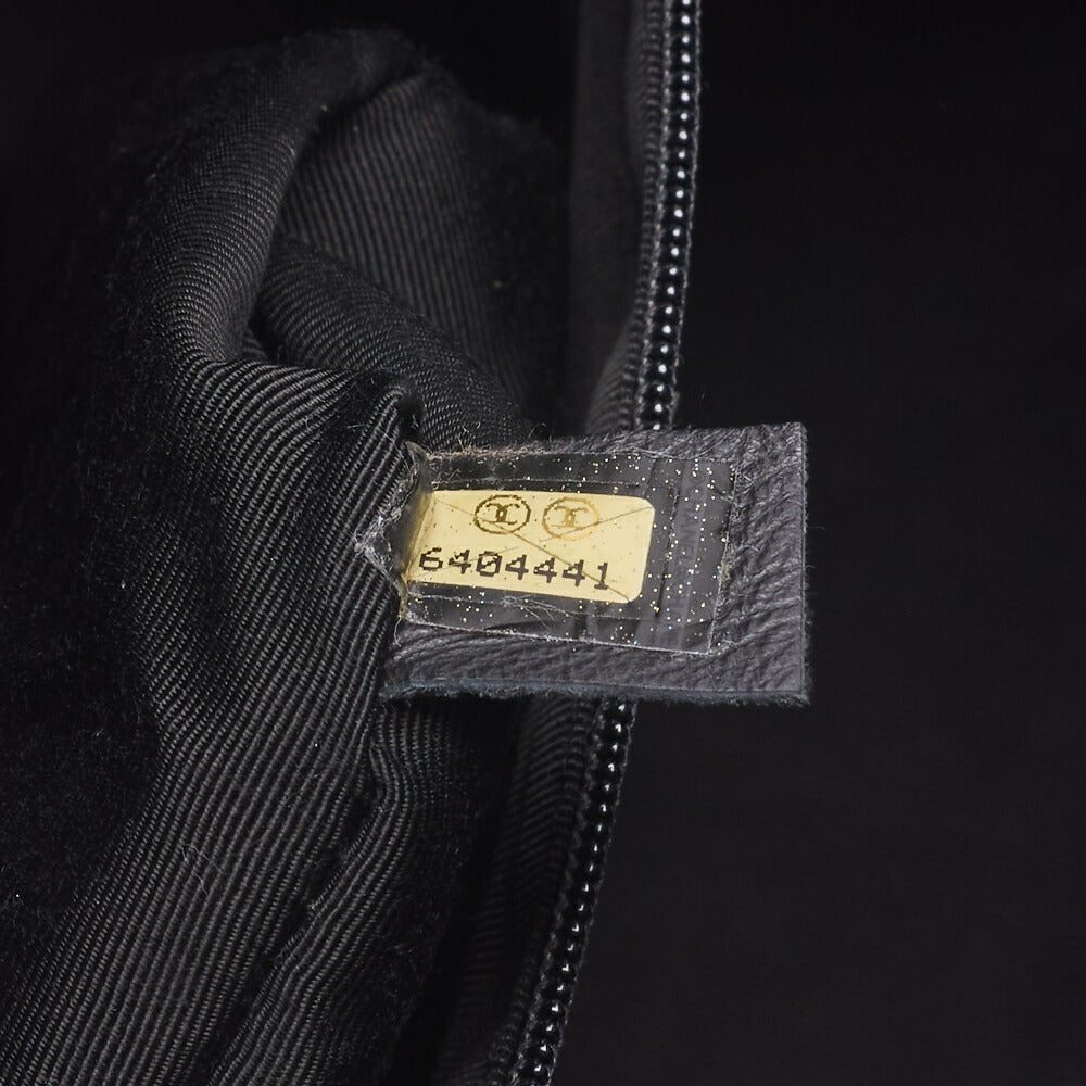 CHANEL Tote Bag, Coco Mark Wild Stitch, Calfskin, Black, Silver-Tone Hardware, Pre-Owned - Vintage La Charme