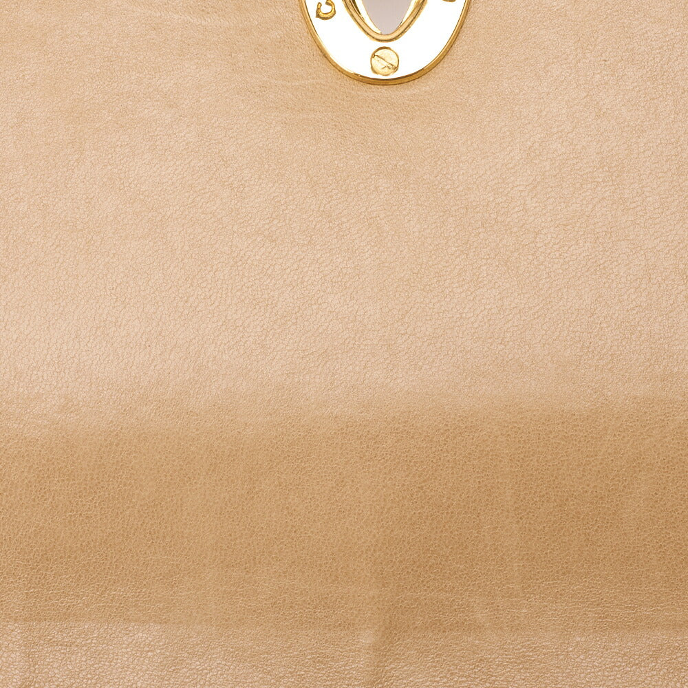 Chanel Shoulder Tote Bag Matelasse Lambskin Beige Gold-Tone Hardware Pre-Owned - Vintage La Charme