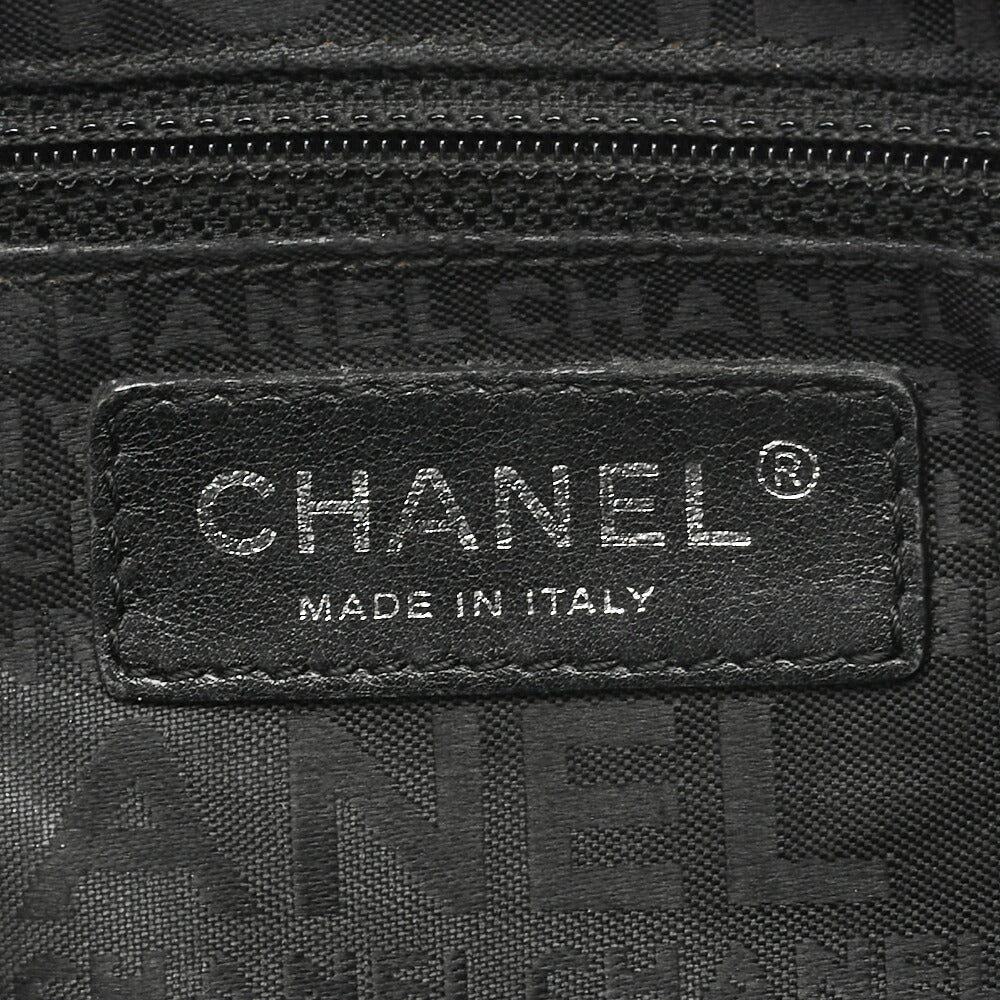 CHANEL Shoulder Bag, Chocolate Bar Logo, Caviar Skin, Black, Silver-Tone Hardware, Pre-Owned - Vintage La Charme