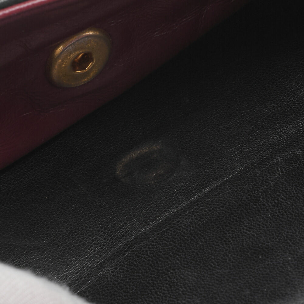 CHANEL Chain Shoulder Bag Matelasse Double Flap Lambskin Black Gold-Tone Hardware Pre-Owned - Vintage La Charme