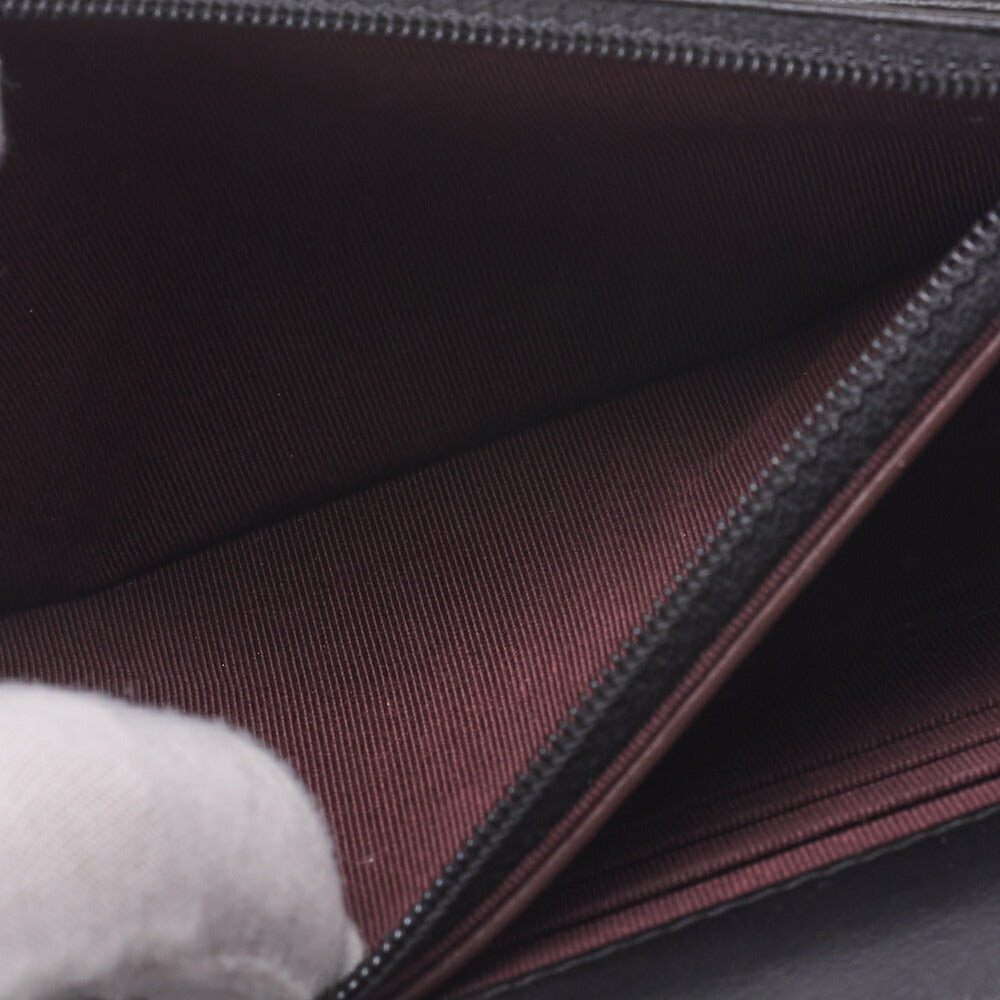 Chanel Chain Wallet Matelasse Lambskin Black Silver-Tone Hardware Pre-Owned - Vintage La Charme