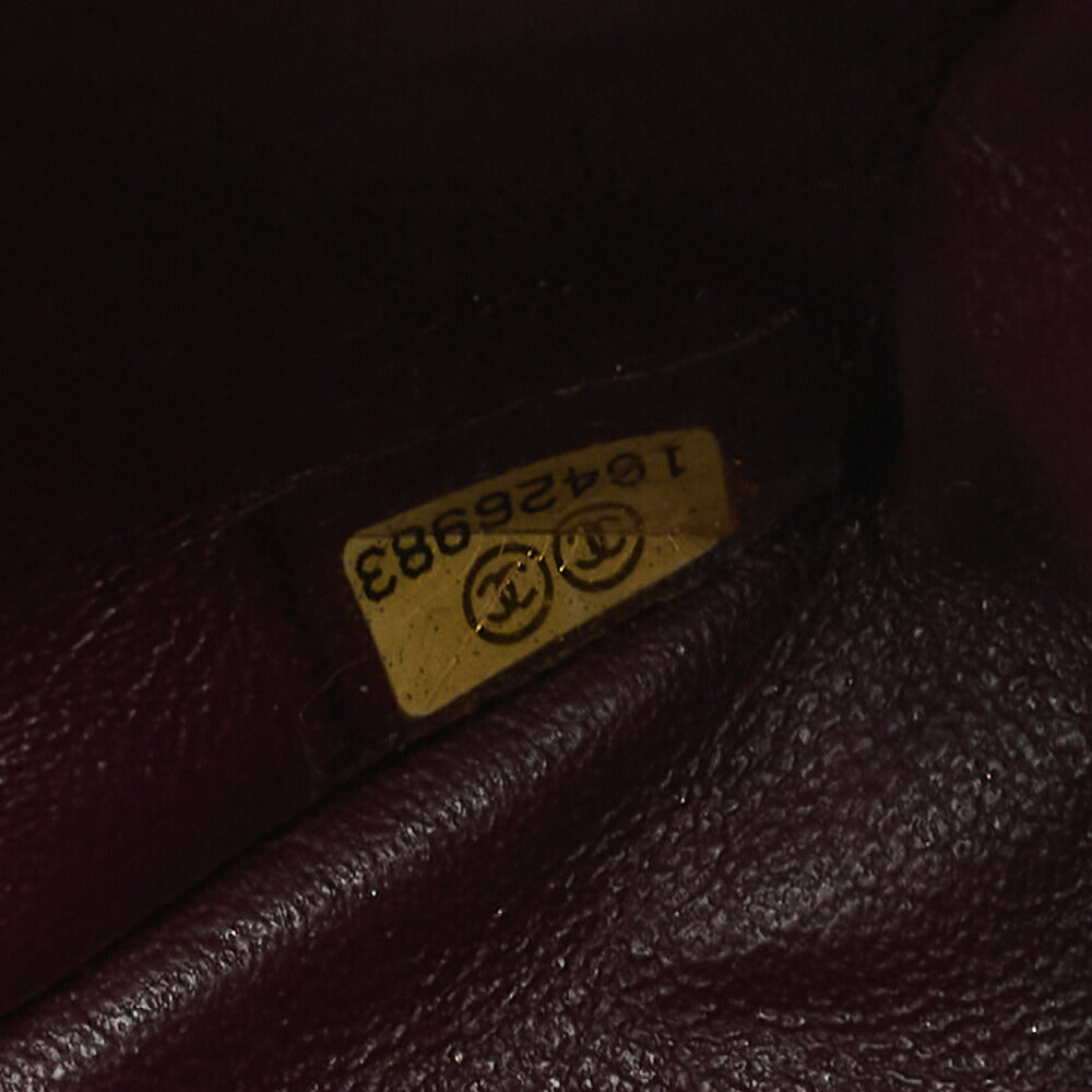 CHANEL Shoulder Bag, Deca Matelasse, Turn Lock, Vintage Calf Leather, Black, Gold-Tone Hardware, Pre-Owned - Vintage La Charme