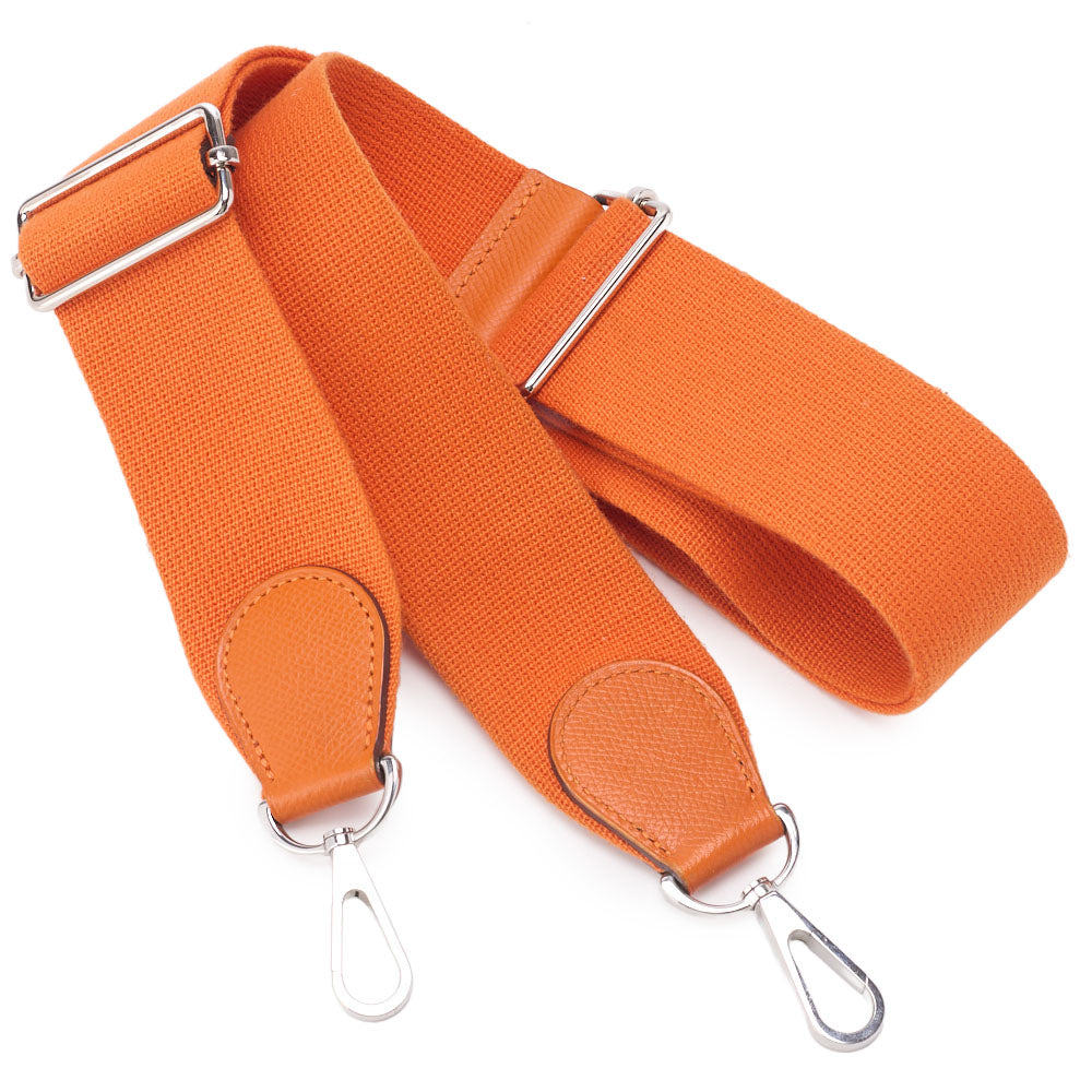 HERMES Evelyn PM 3 Trois Shoulder Bag Epson Leather Orange Silver-Tone Hardware Pre-Owned - Vintage La Charme