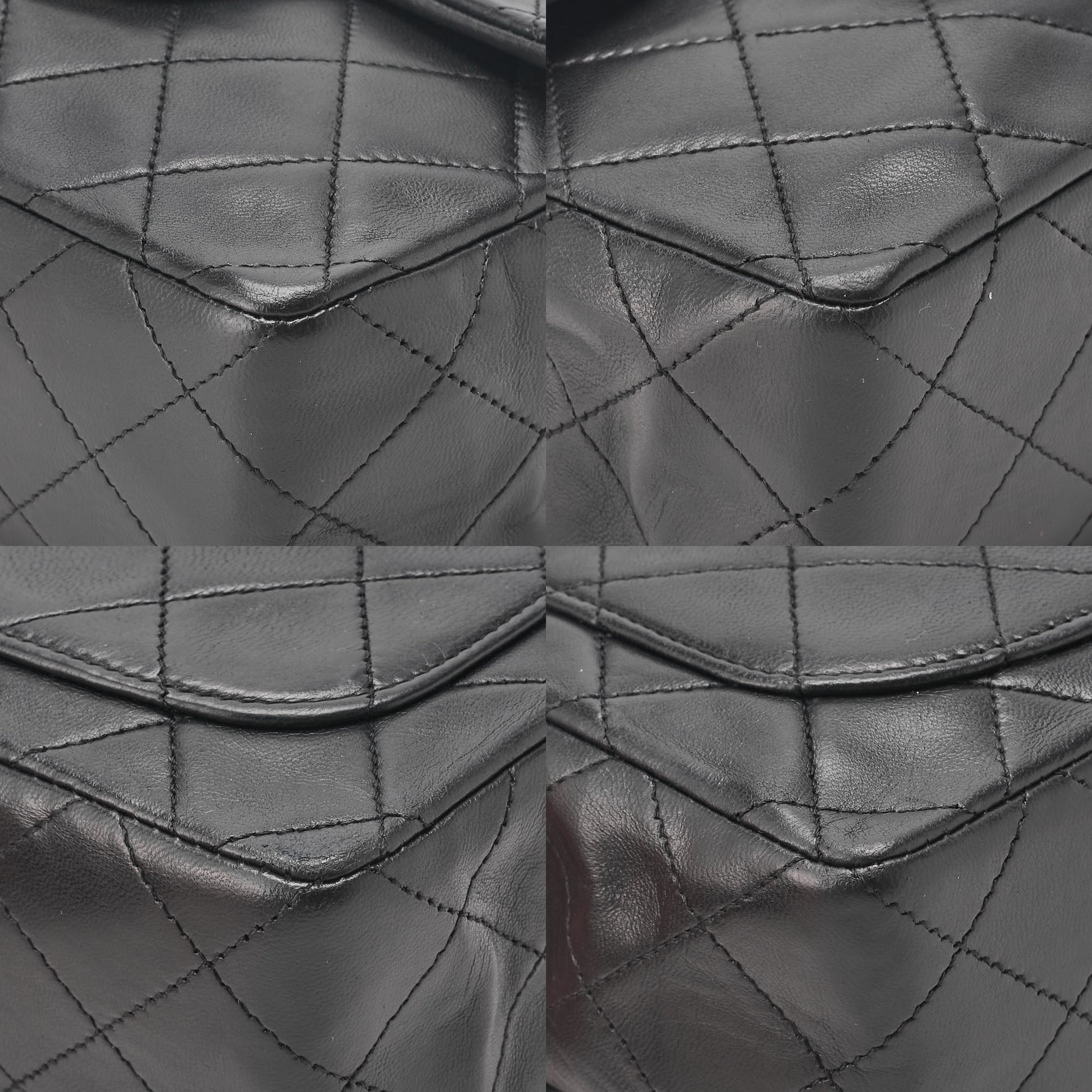 CHANEL Chain Shoulder Bag Mini Matelasse Lambskin Black Gold-Tone Hardware Pre-Owned - Vintage La Charme