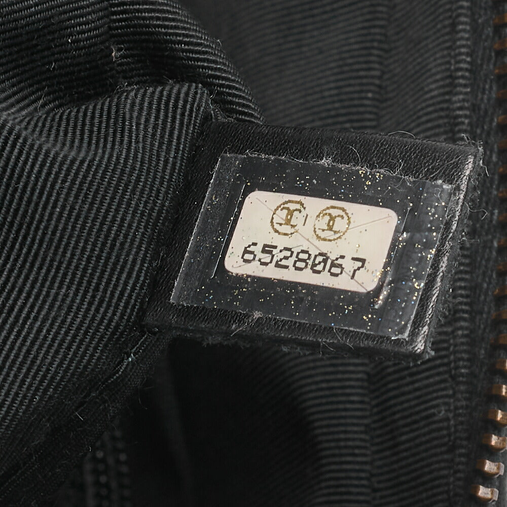 CHANEL Tote Bag, Coco Mark Wild Stitch, Calfskin, Black, Silver-Tone Hardware, Pre-Owned - Vintage La Charme