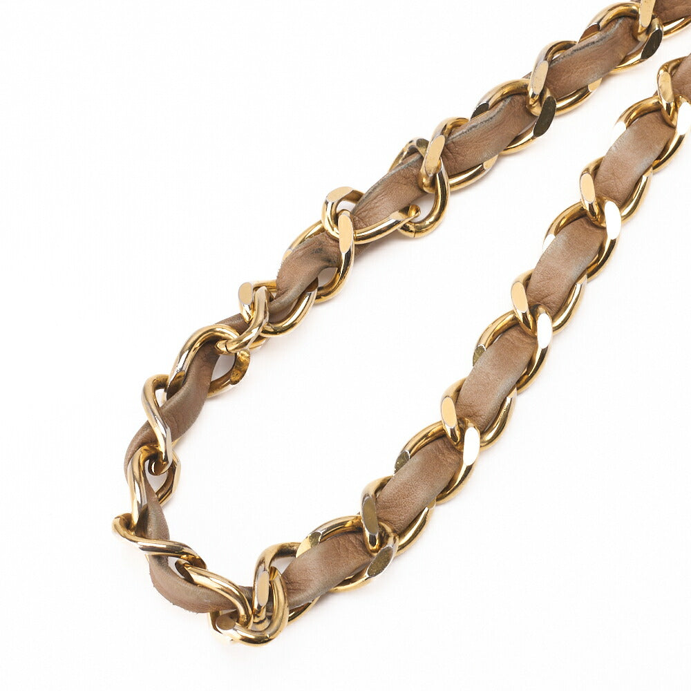 Chanel Shoulder Bag Bikorore Coco Charm Lambskin Beige Gold-Tone Hardware Pre-Owned - Vintage La Charme